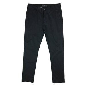 Men's Black Chino Pants MATCHSTICK "Argus" Slim Chino 32" x 31"